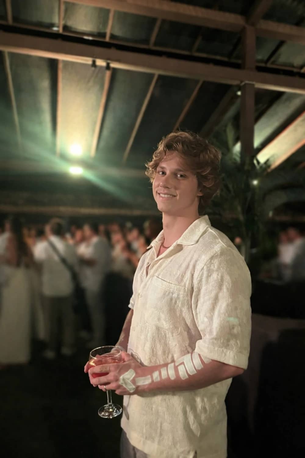 Portrait on a balcony